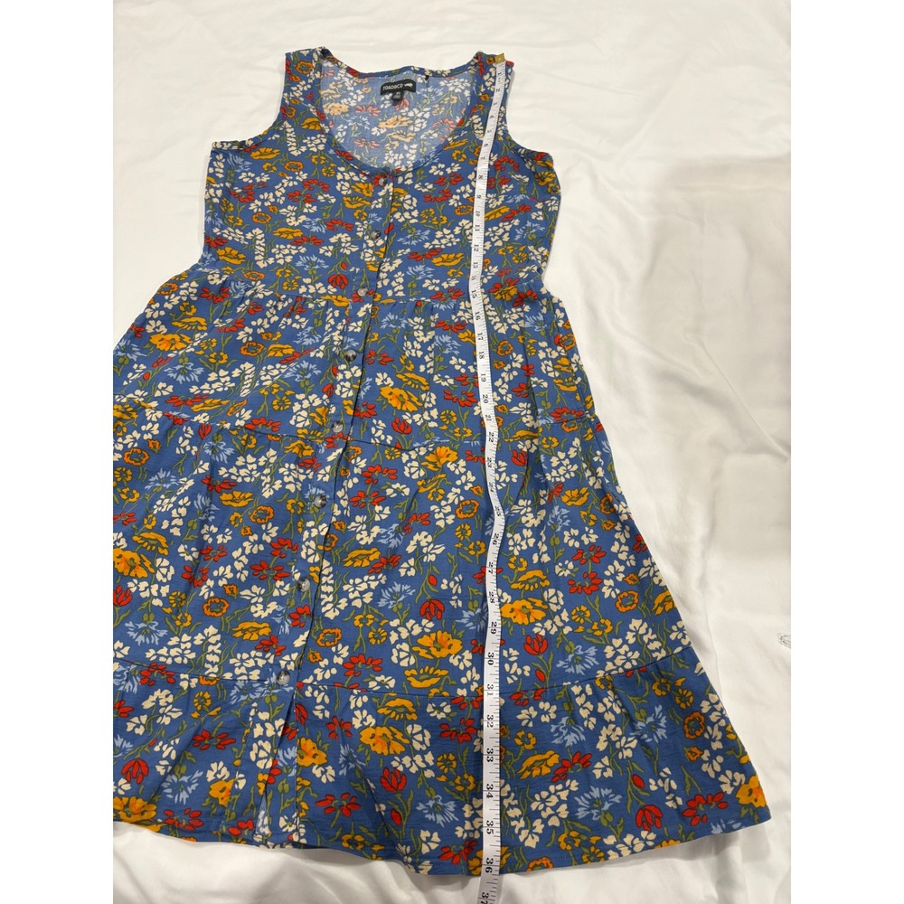 Toad & Co Manzana Tiered Sleeveless Dress Floral Tank Button Down Cottagecore XS - Picture 10 of 10